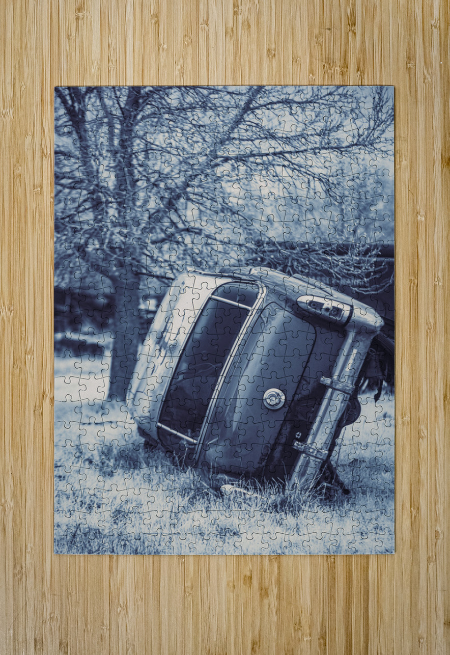 Rustic Relic - Blue Lean Dream World Images Puzzle printing