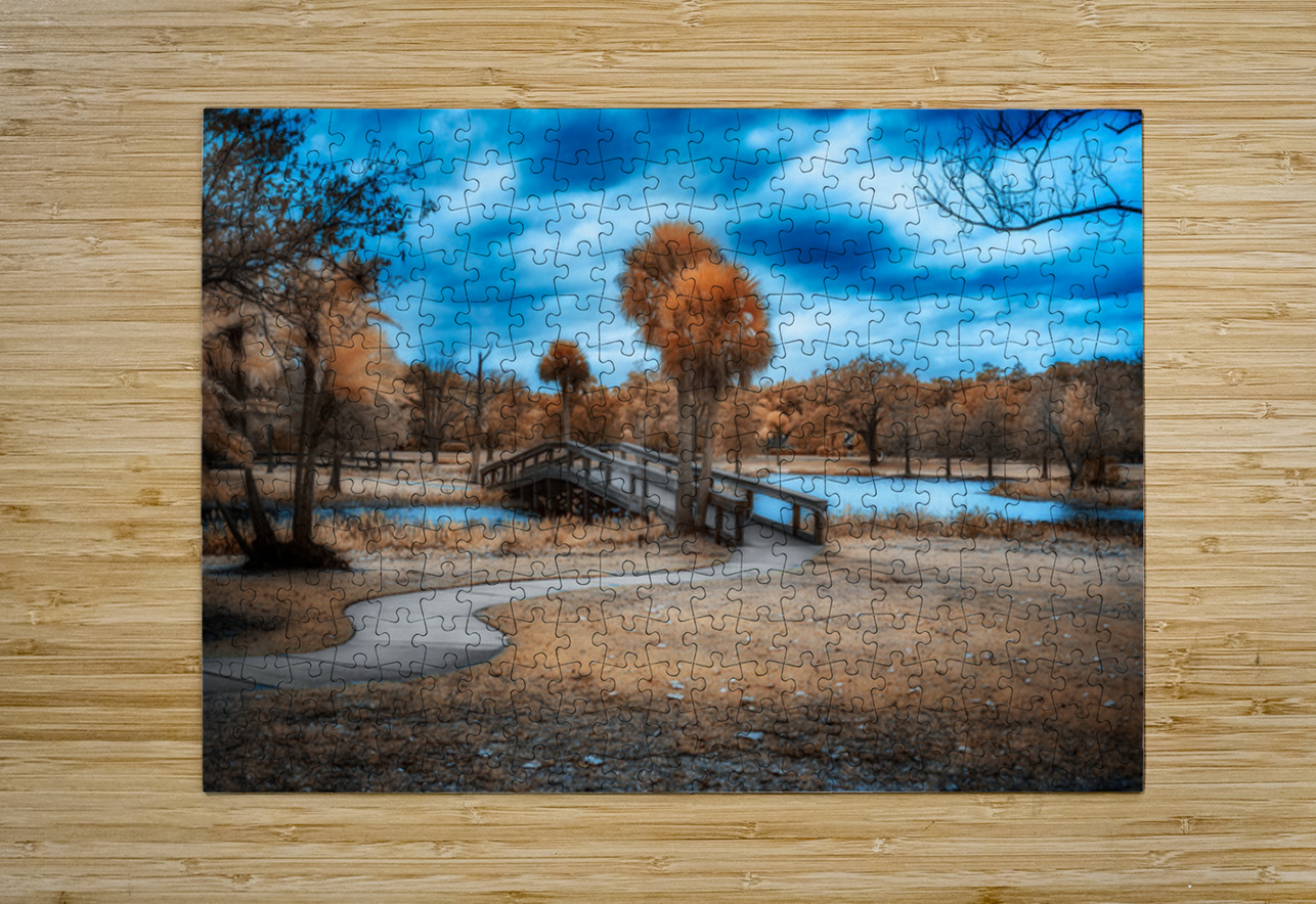 Mystical Tranquility: A Walk through Venetian Gardens in Leesbur Dream World Images Puzzle printing