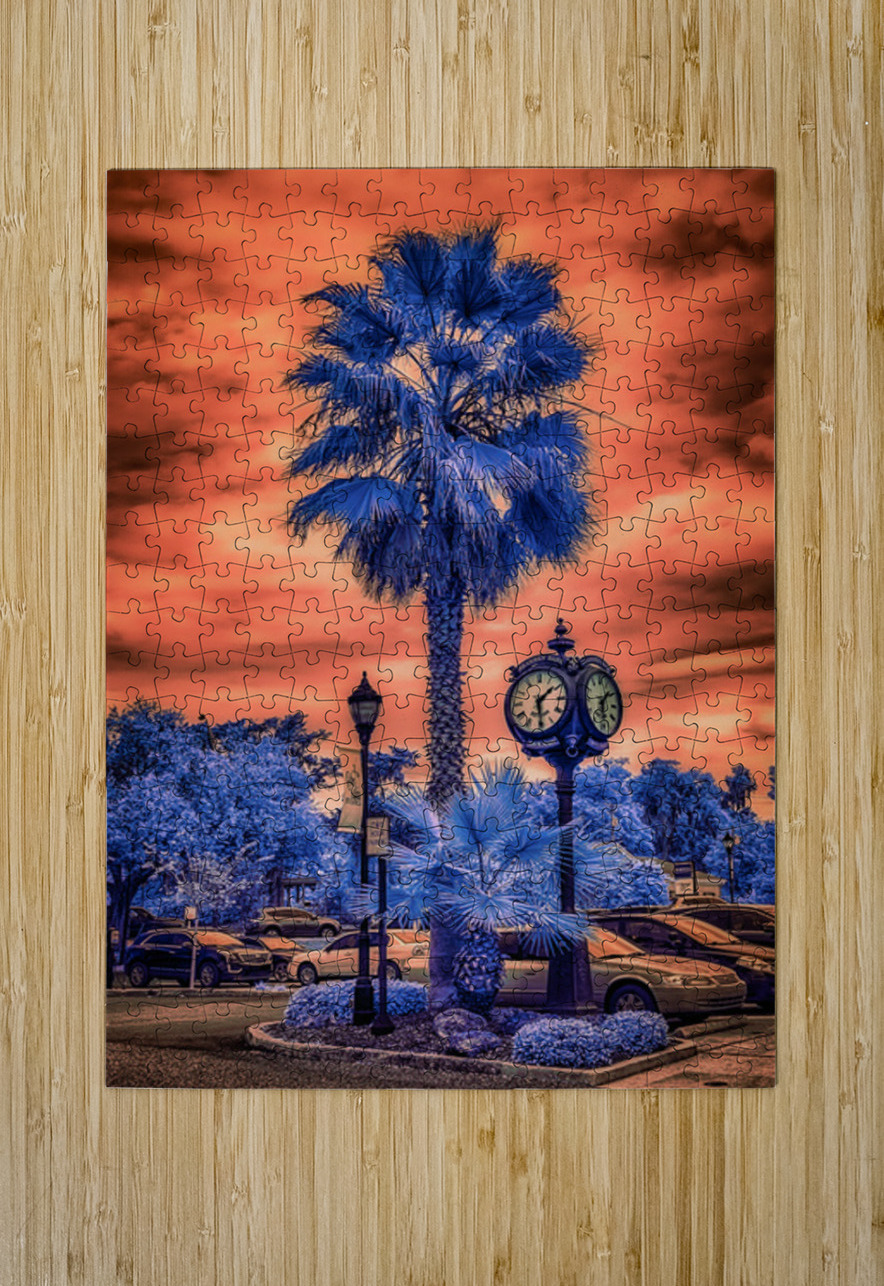 Radiant Dusk: Capturing the Charm of Inverness Florida Dream World Images Puzzle printing