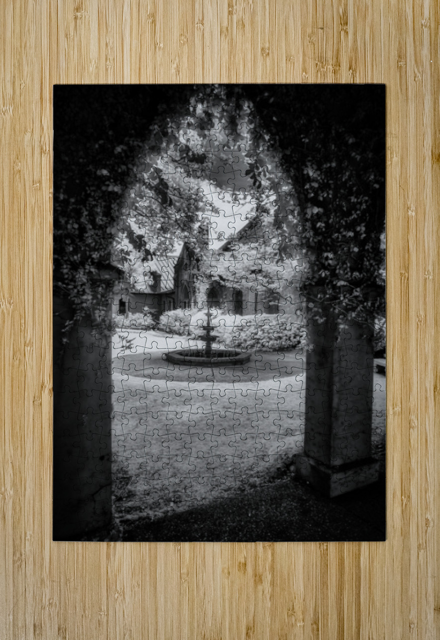Old World Courtyard Dream World Images Puzzle printing