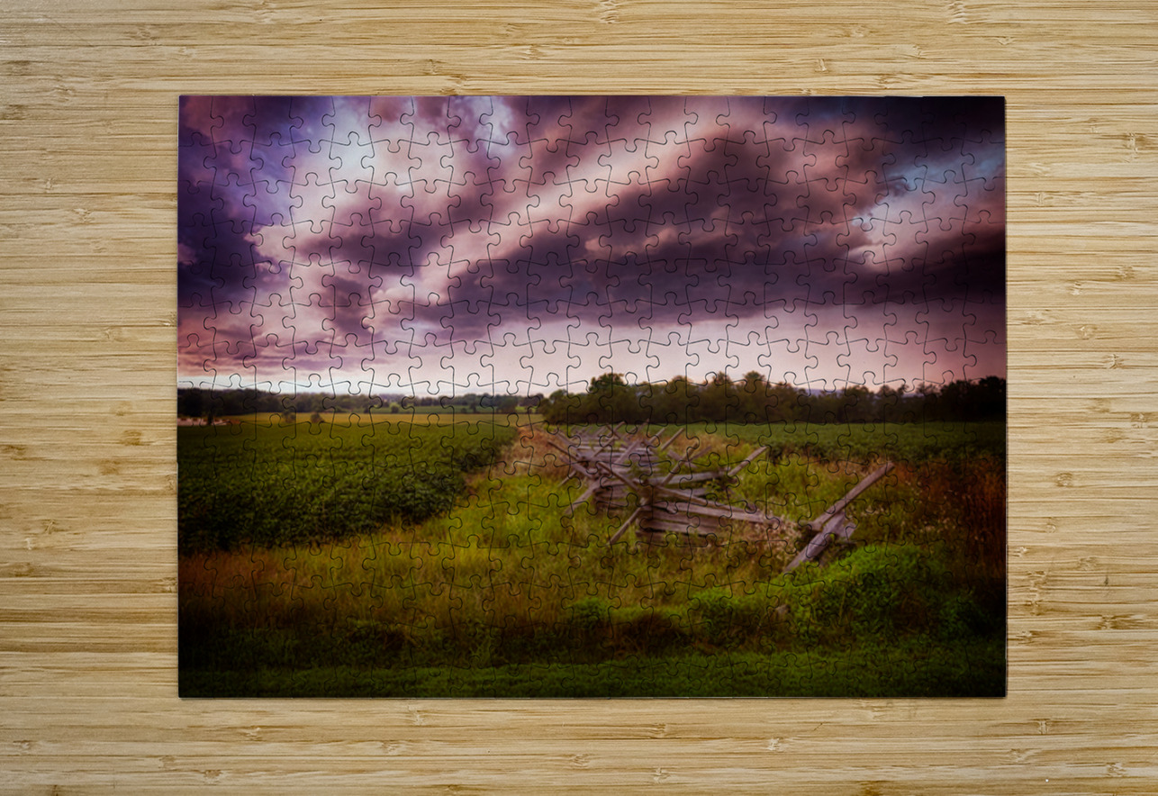 Clouds on the field Dream World Images Puzzle printing
