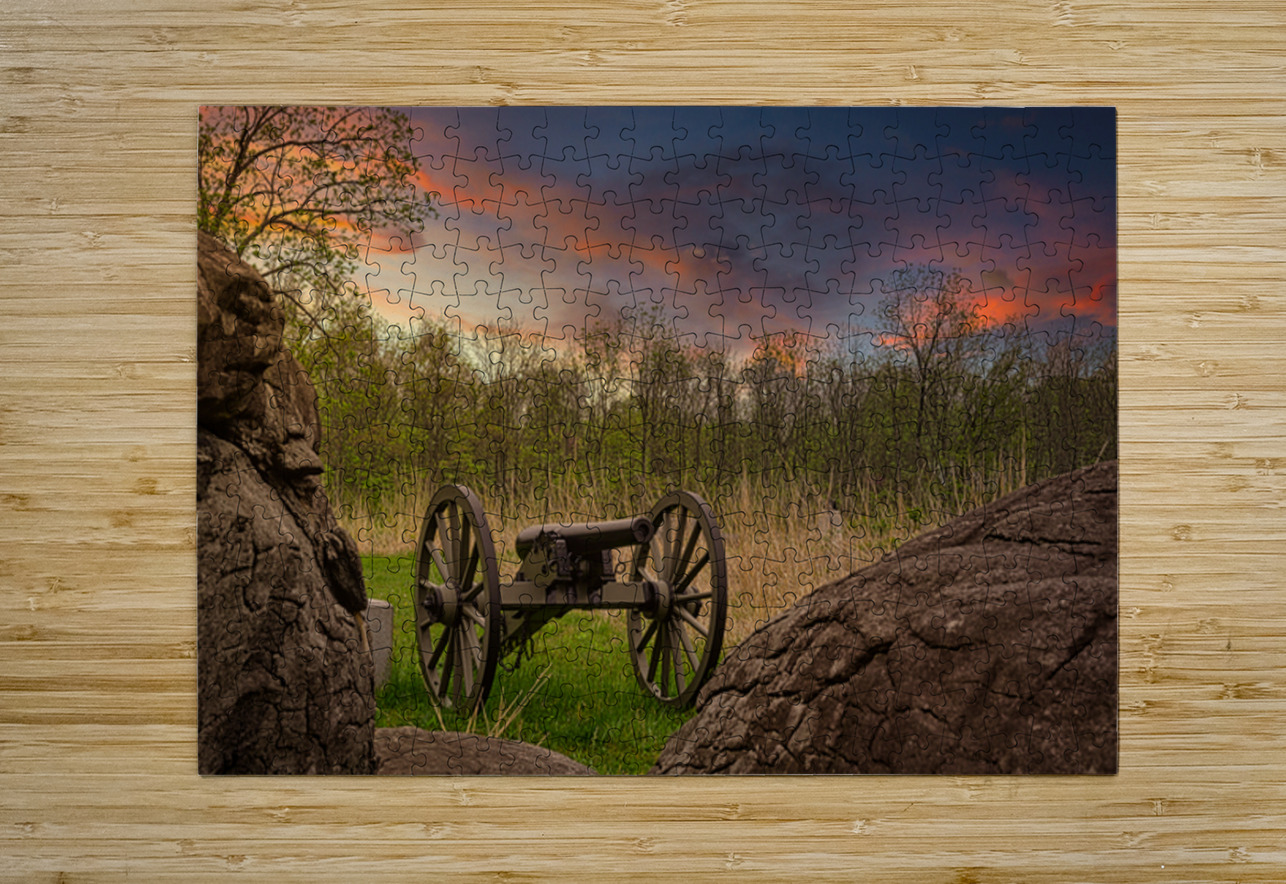 Sunset Cannon Dream World Images Puzzle printing