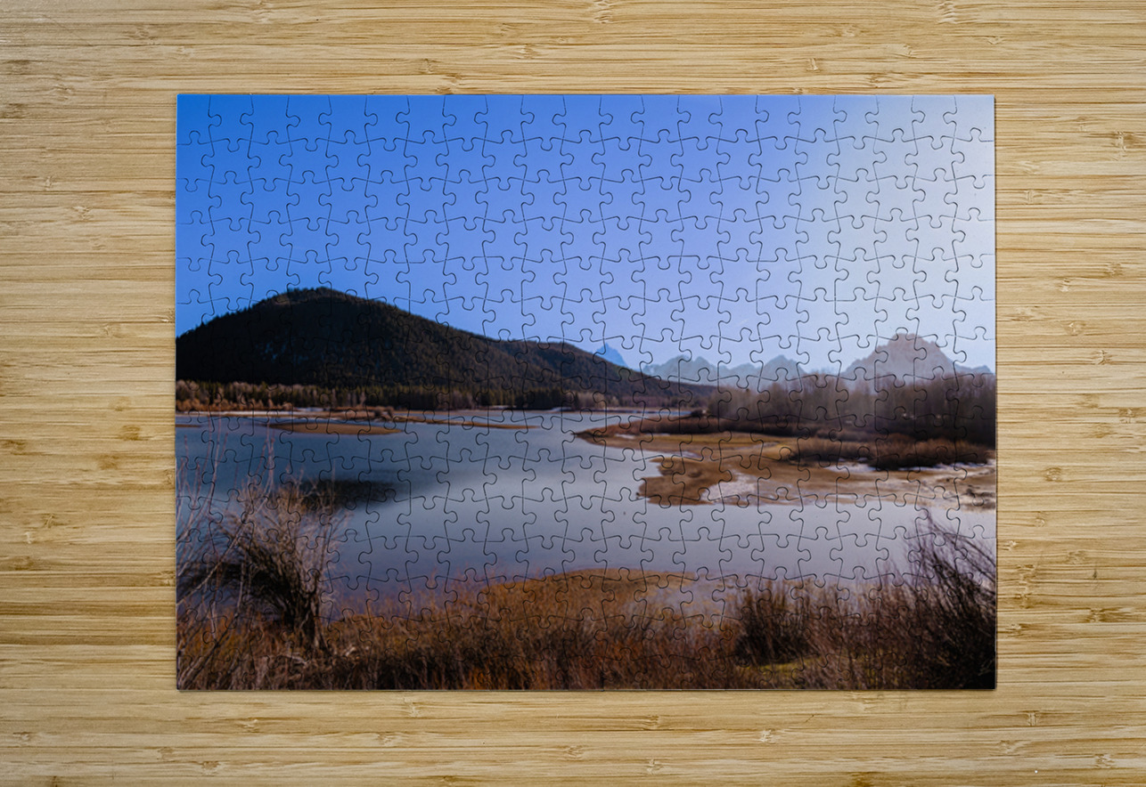 Mountain Lakes Winter Whispers Dream World Images Puzzle printing