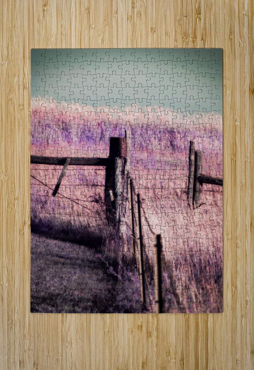 Purple Prairie Dreams   Wyoming Boundaries Dream World Images Puzzle printing