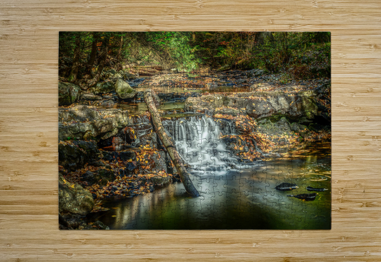 Small falls on Kitchen Creek Dream World Images Puzzle printing