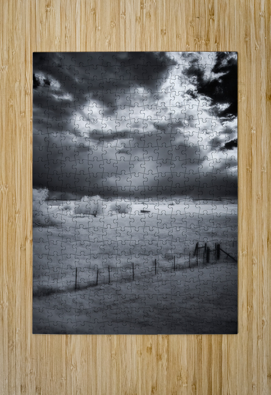 Prairie Solitude   Wyoming Minimalism Dream World Images Puzzle printing