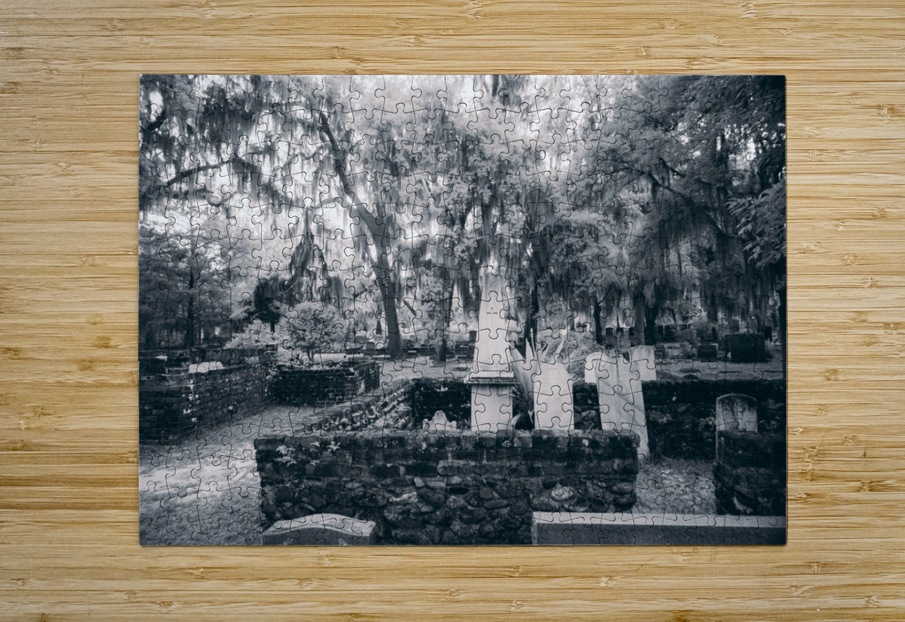 Sacred Silence: Oak Grove Cemetery Dream World Images Puzzle printing
