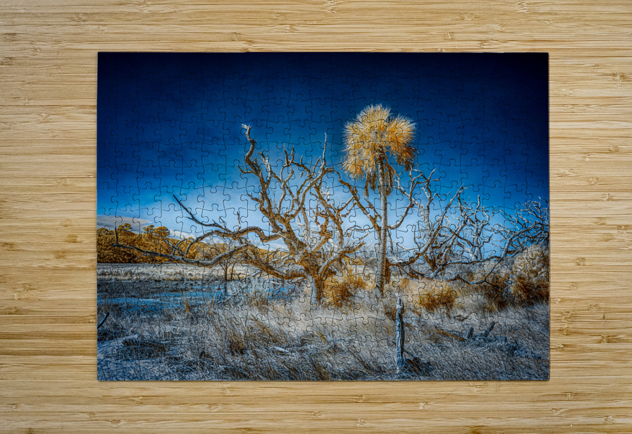 Isolated Serenity: Rows End Dream World Images Puzzle printing