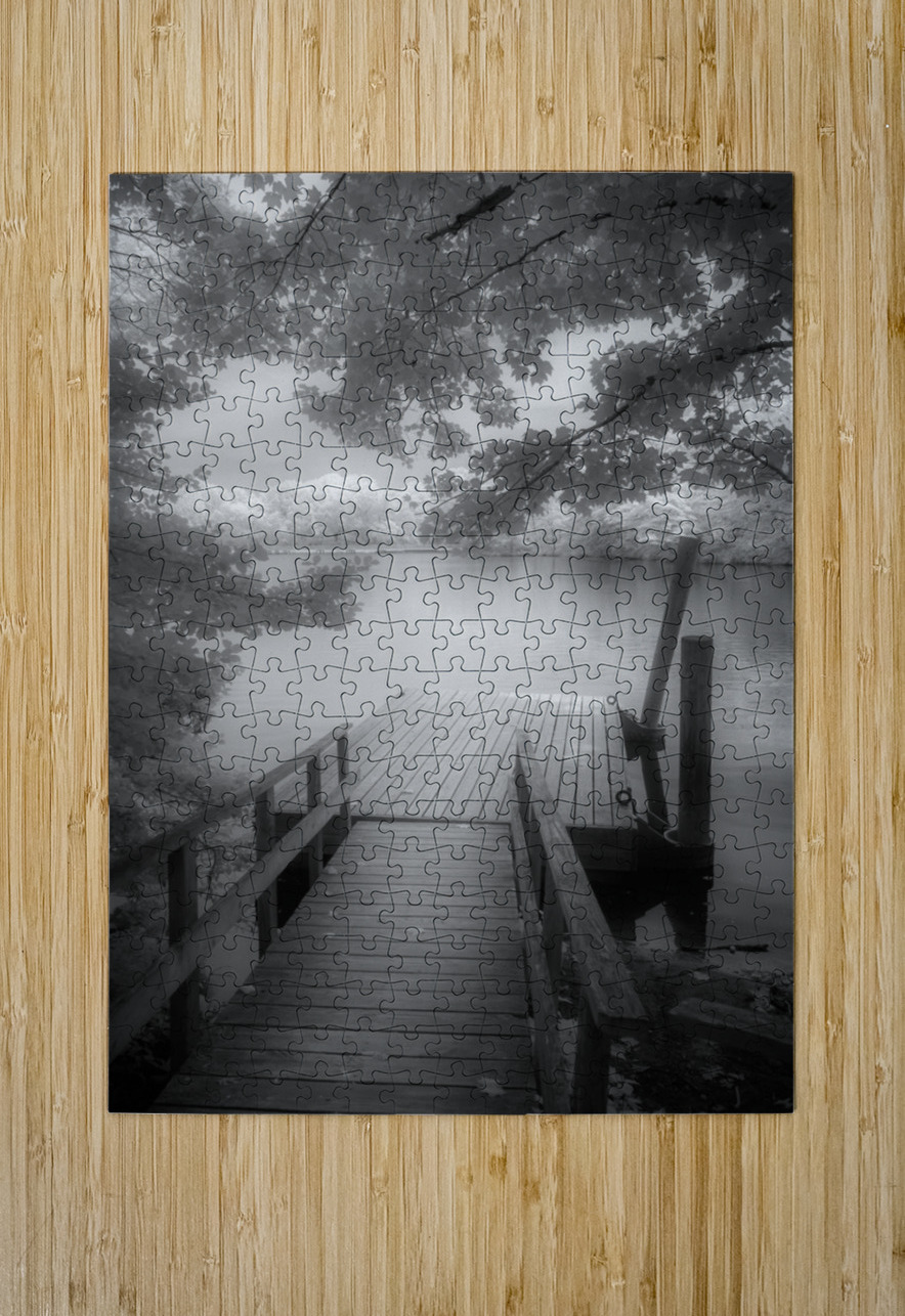 Stillness Captured: Abbotts Pond Dream World Images Puzzle printing