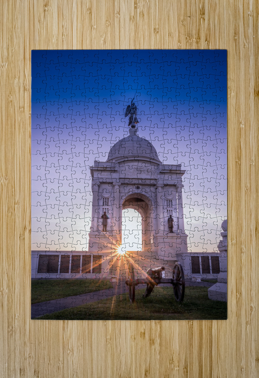 Morning Glory: The Pennsylvania Monument Dream World Images Puzzle printing