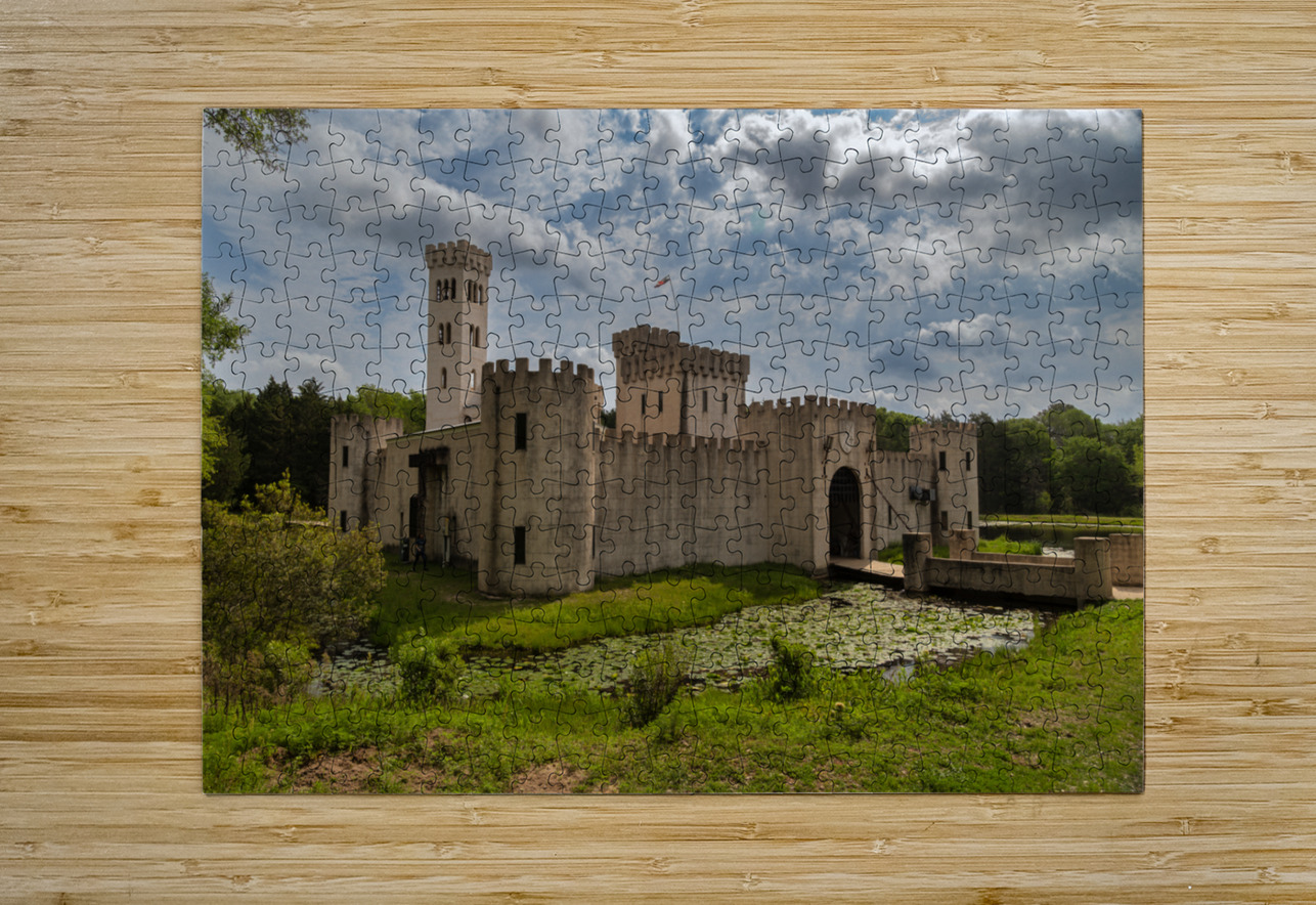Emerald Whispers: Newmans Castle in the Texas Sky Dream World Images Puzzle printing
