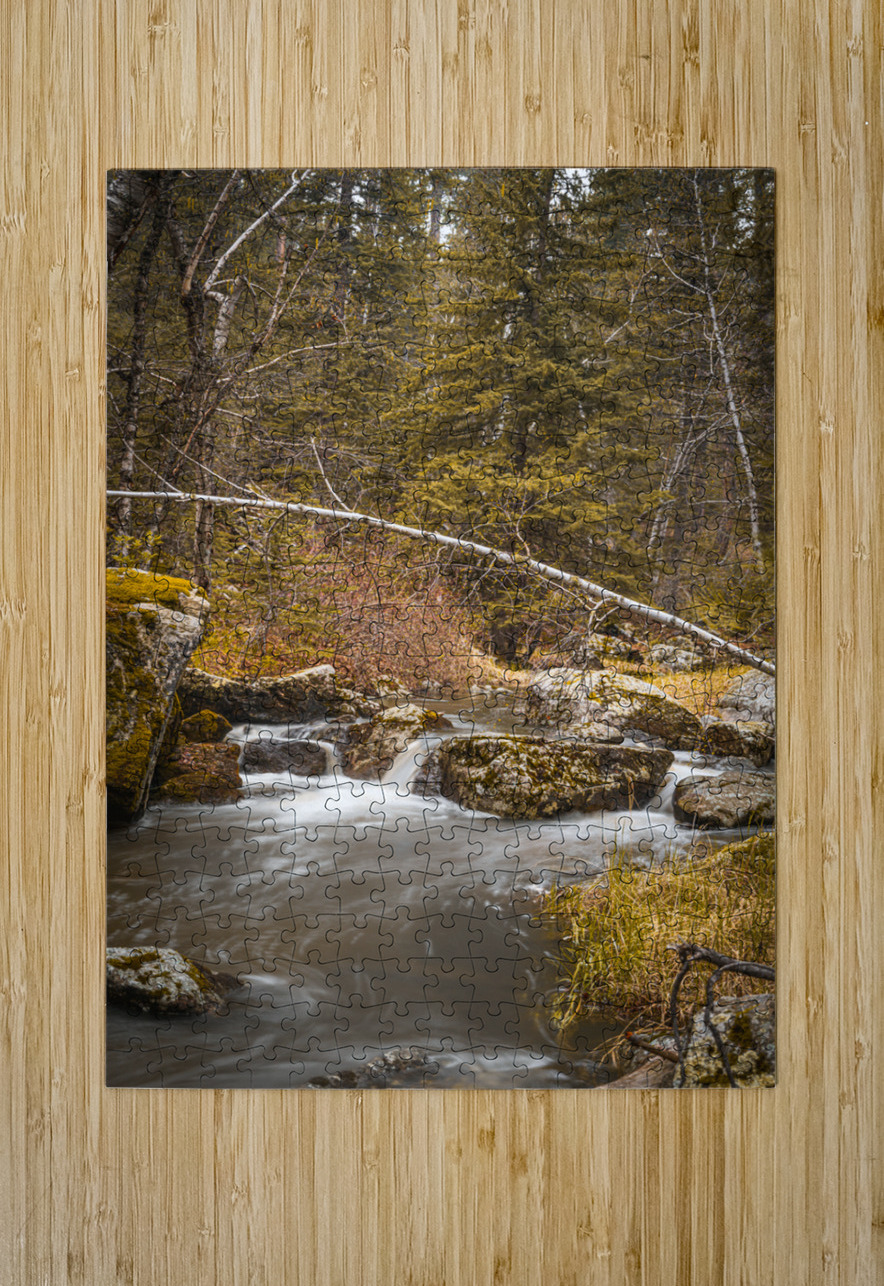 Enchanting Cascades: A Hikers Discovery Along Grace Coolidge Creek Dream World Images Puzzle printing