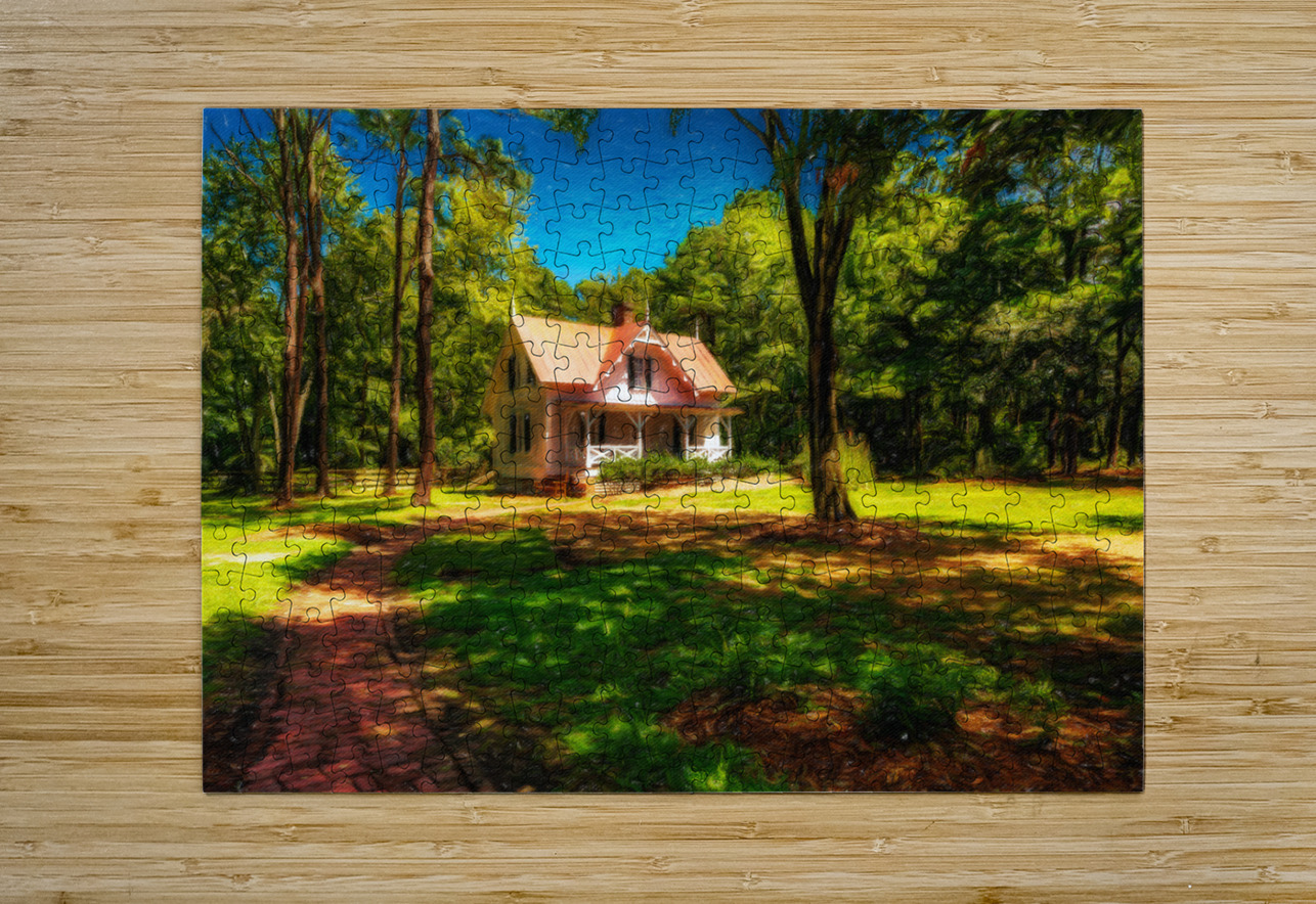 Whispers of Light: Currituck Cottage Dream World Images Puzzle printing