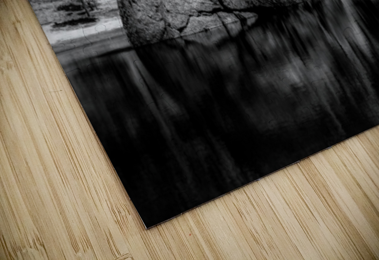 Enigmatic Elegance: Sylvan Lakes Monochrome Marvel Dream World Images Puzzle