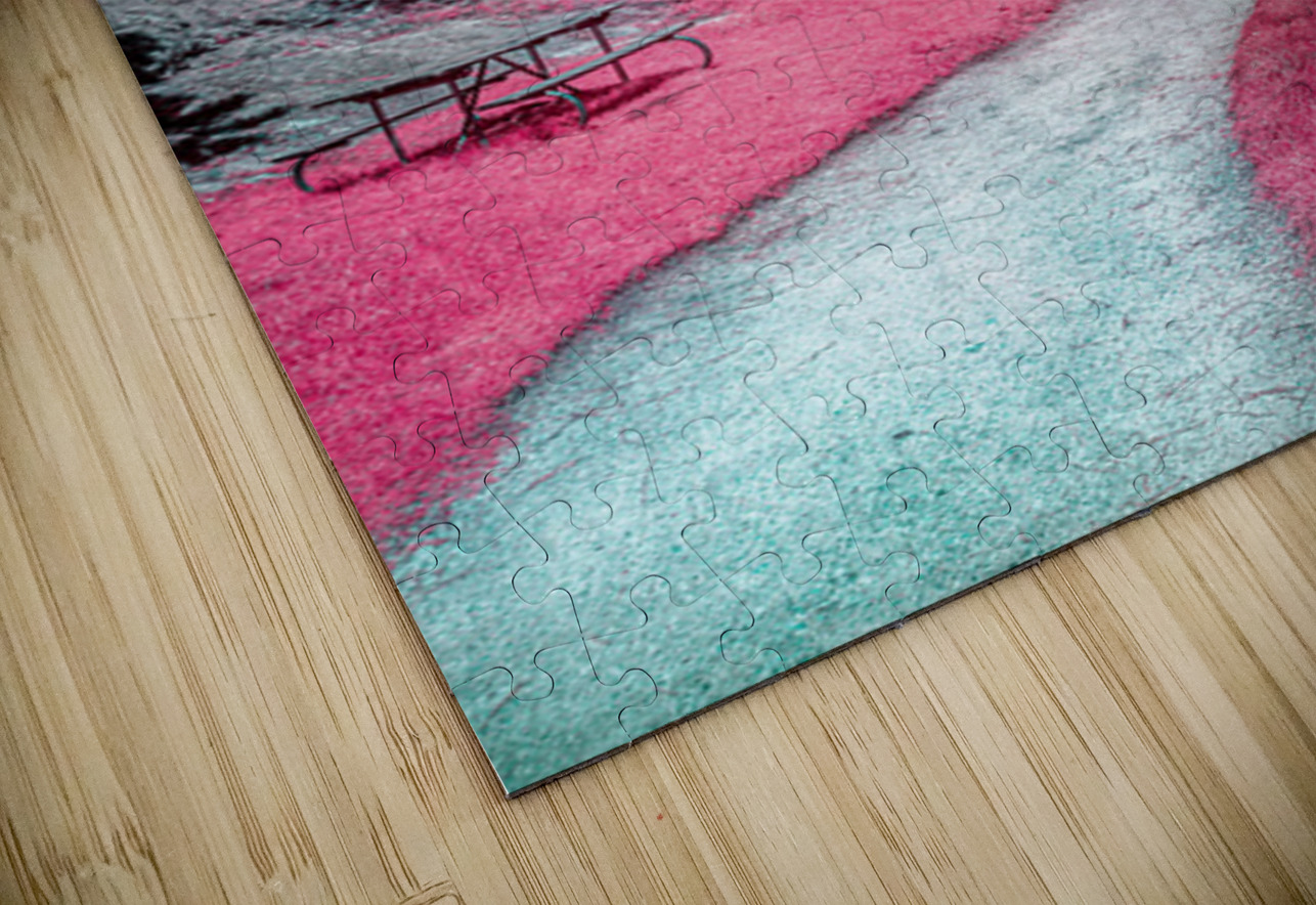 Solitary Trails: Pink Serene Trail Dream World Images Puzzle