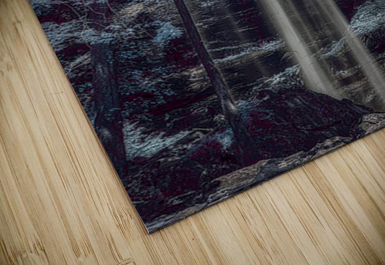 Tranquil Veil   Blue Falls Dream World Images Puzzle