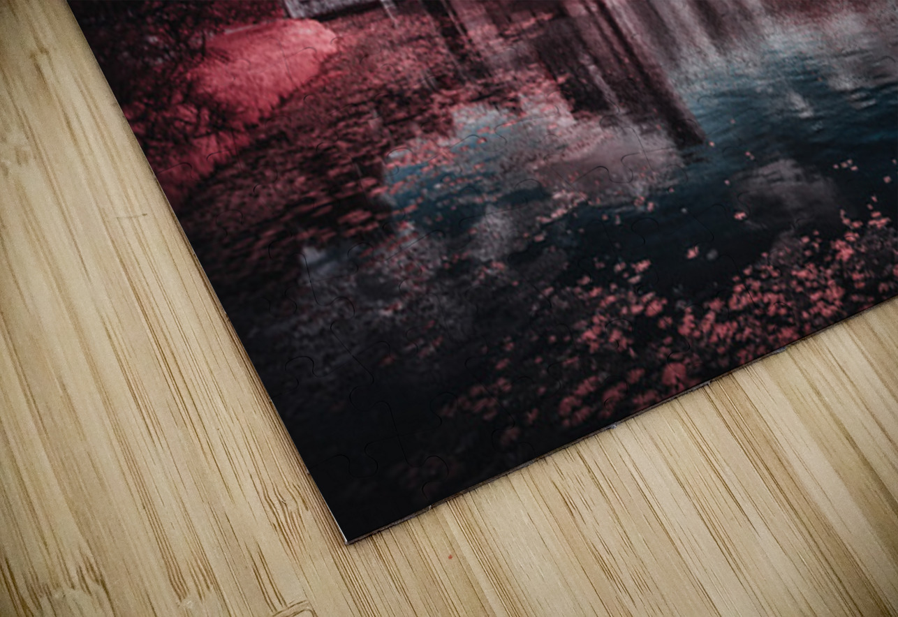 Castle Reflections Under a Texan Sky Dream World Images Puzzle