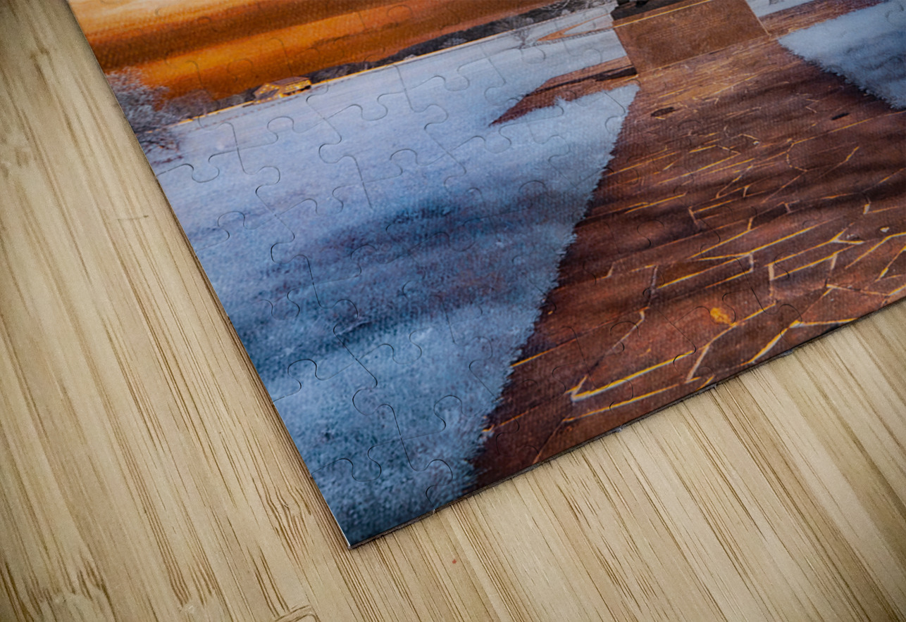 Stormy Determination: Mississippi Monument at Gettysburg Dream World Images Puzzle