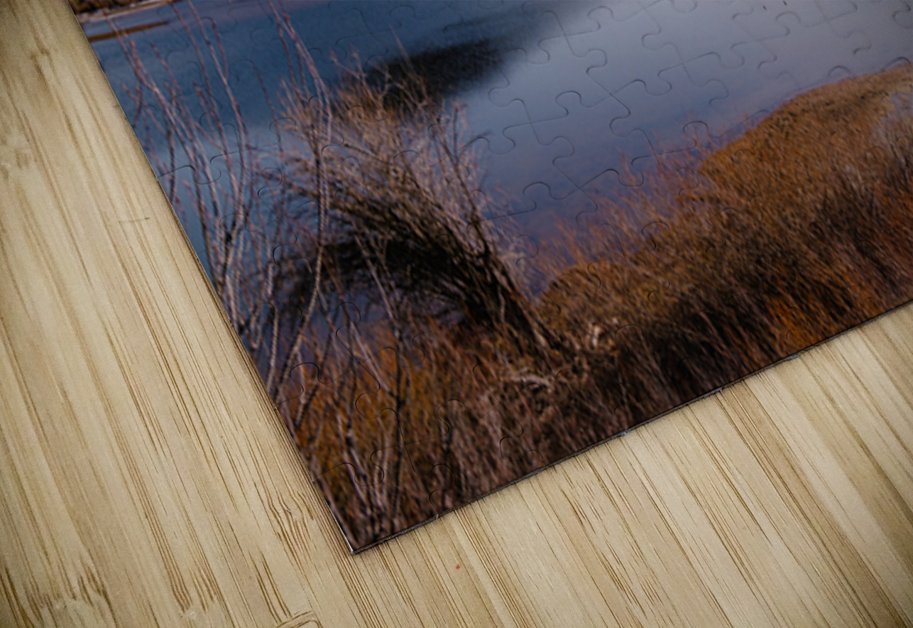 Mountain Lakes Winter Whispers Dream World Images Puzzle