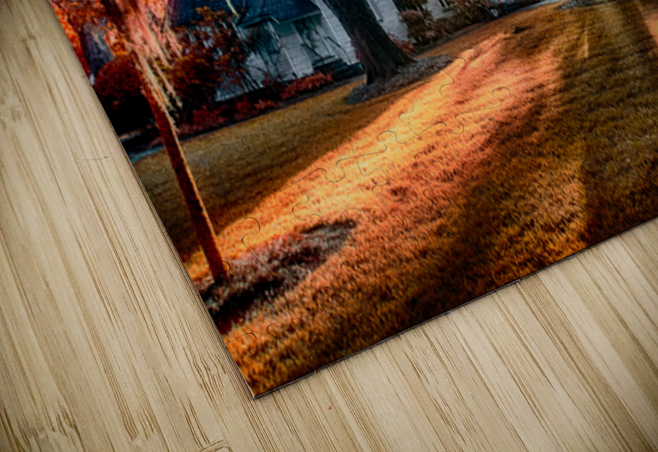 Spiritual Splendor: A Churchyard Sunset on Saint Simons Island Dream World Images Puzzle