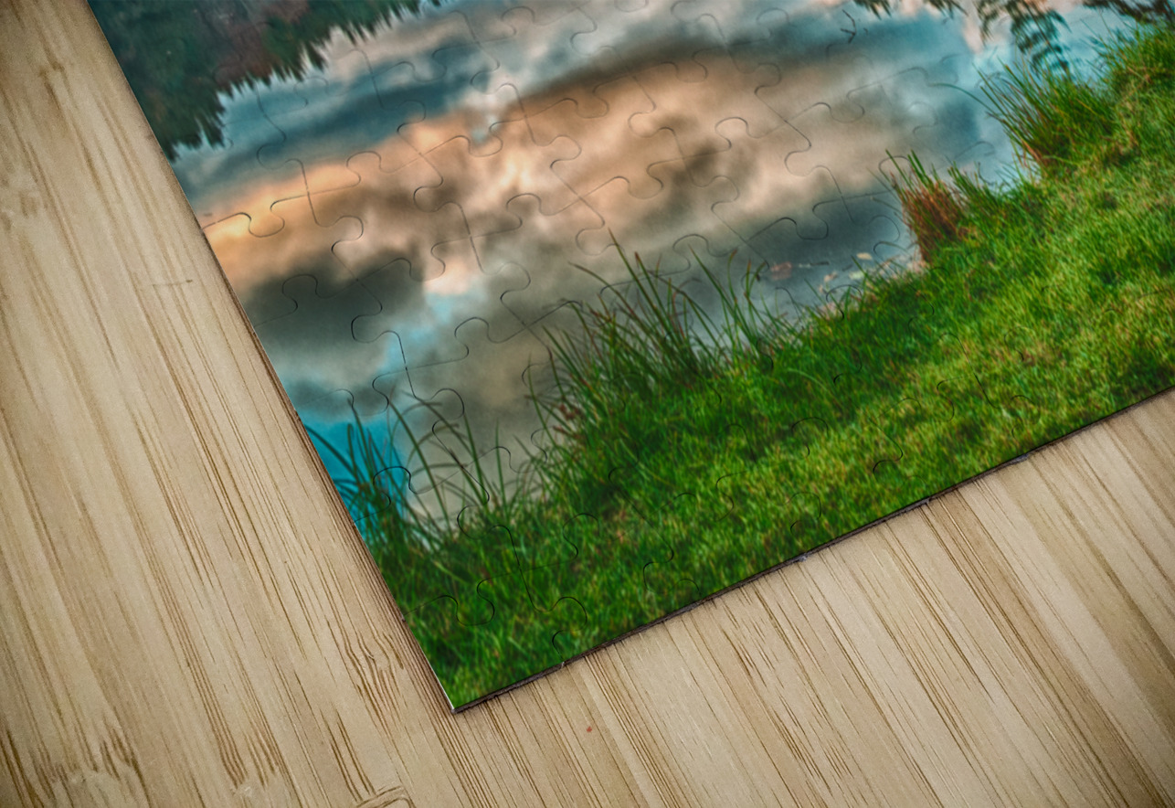 Sunrise at the cabin Dream World Images Puzzle