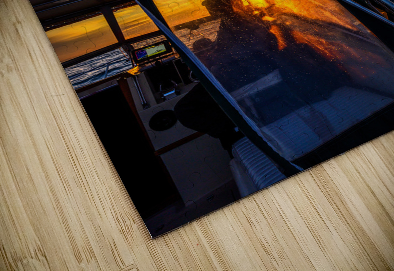 Golden Horizons: A Birthday Boat Ride with Wet Net Charters Dream World Images Puzzle