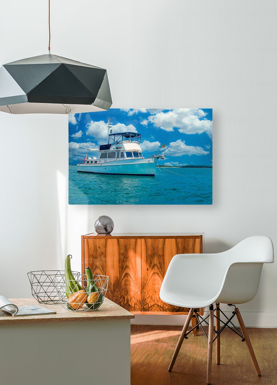 Shangri-La Lighthouse  HD Metal print with Floating Frame on Back