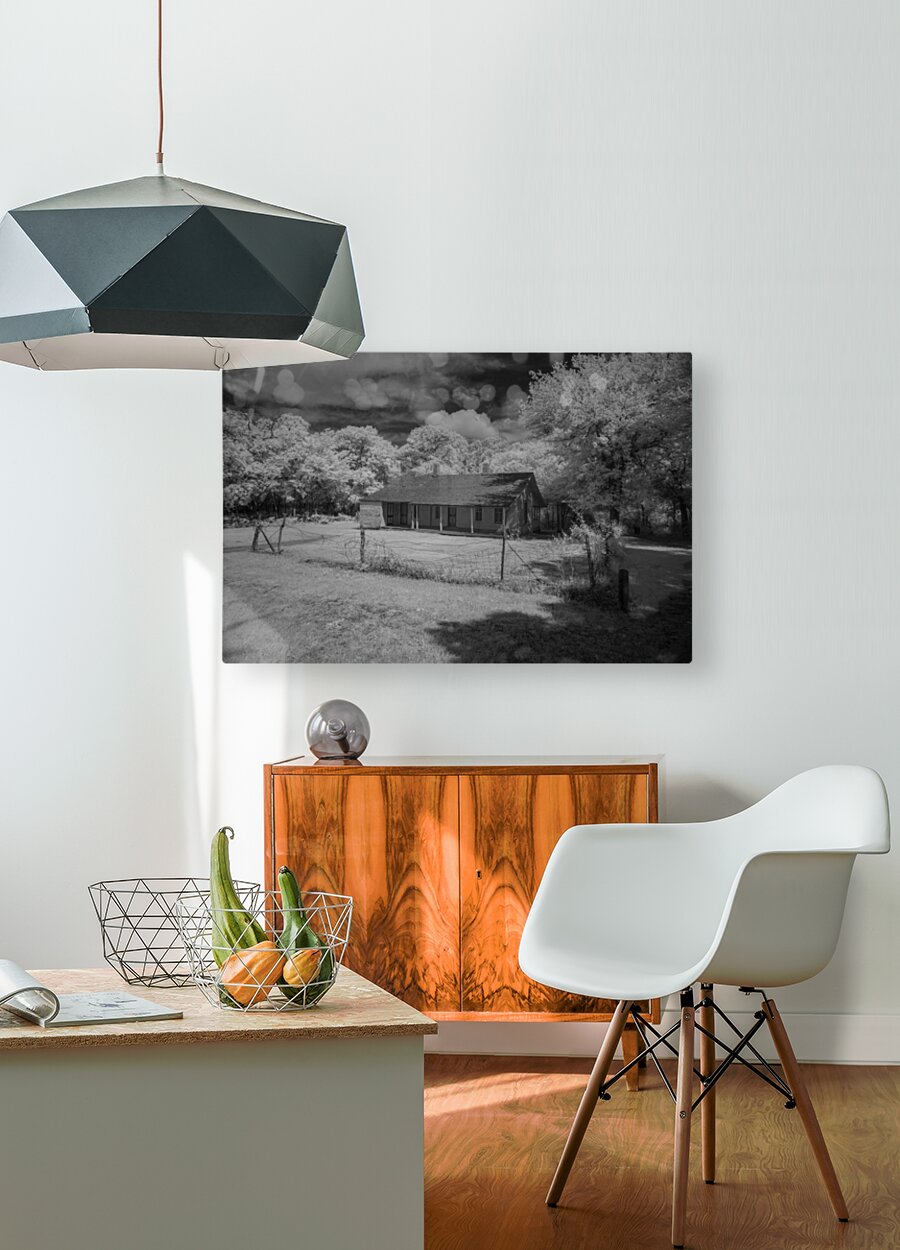 Farmhouse -1  HD Metal print with Floating Frame on Back