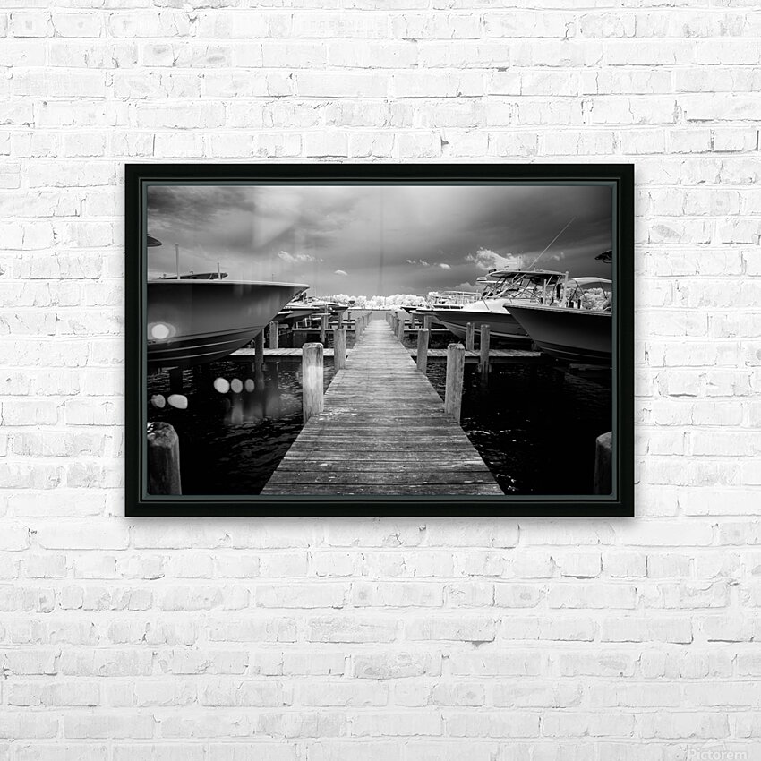 Boat 7 HD Sublimation Metal print with Decorating Float Frame (BOX)