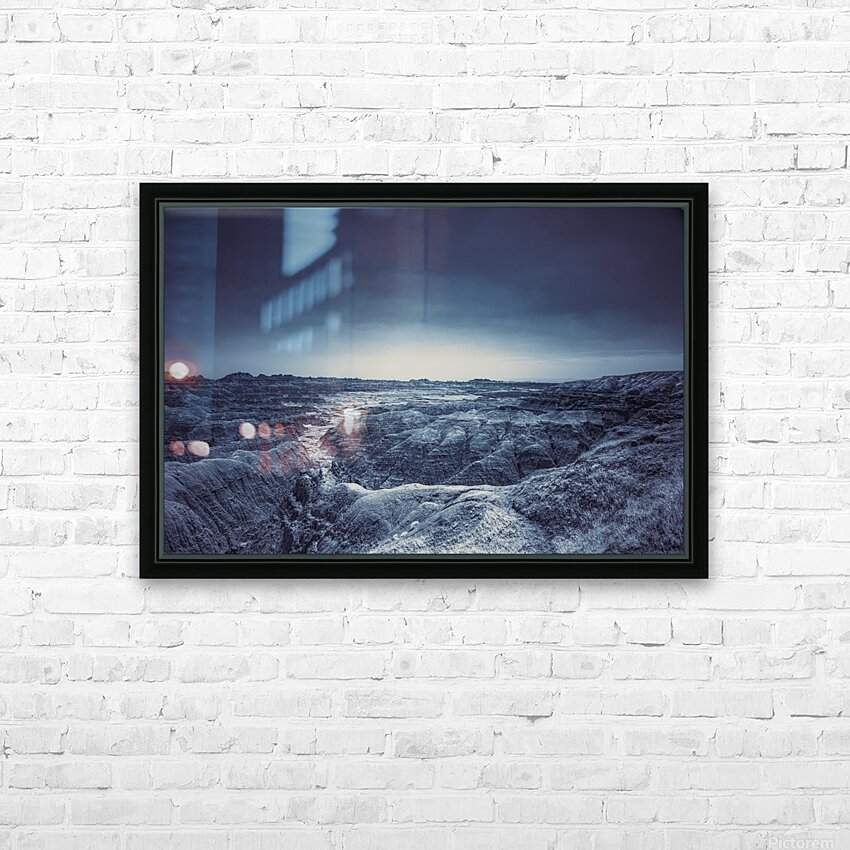 White River HD Sublimation Metal print with Decorating Float Frame (BOX)