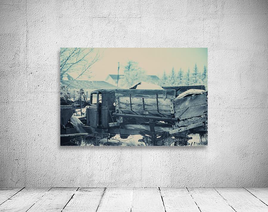 Rustic Relic - Wooden Truck Wall Preview