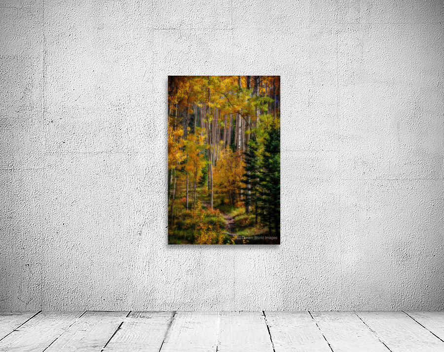 Elegy of Amber Leaves Wall Preview