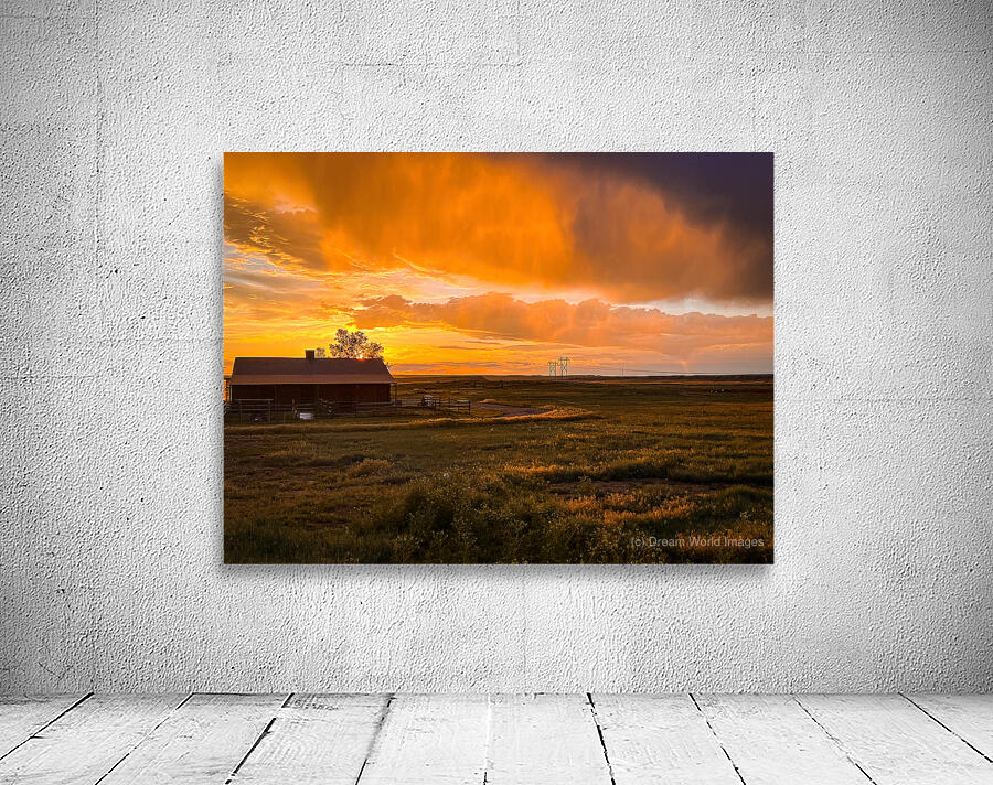 Montanas Fiery Farewell Wall Preview