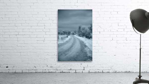 Solitary Trails: Wyoming Farm Lane Wanderlust Wall Preview