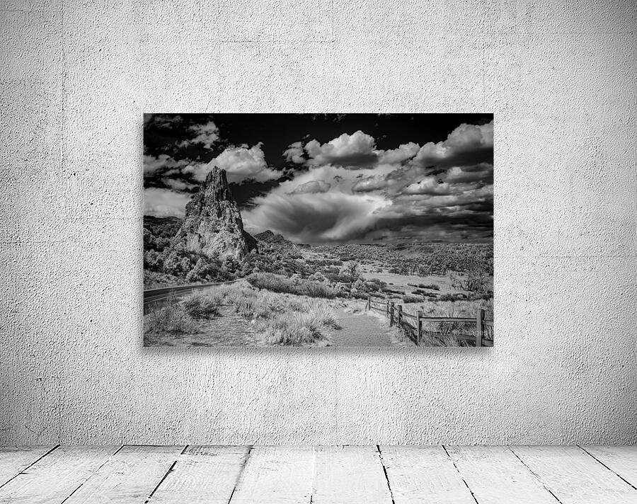 Trail to Majesty: A Stormy Garden Walk Wall Preview