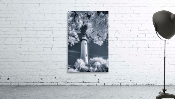 Whispers of Light: Saint Simons Island Lighthouse Unveiled in Invisible Hues by Dream World Images
