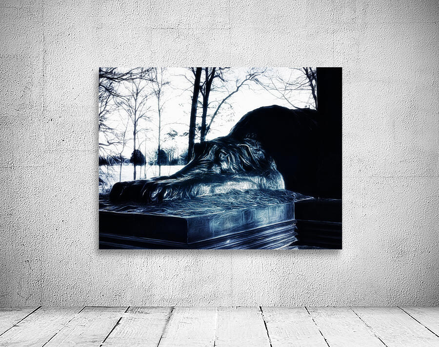 Guardian of Valor: The Irish Wolfhound Sculpture at Gettysburg Wall Preview