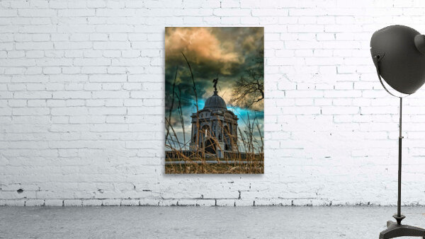 Storms of Remembrance: An Ominous Storm over the Pennsylvania Monument in Gettysburg Wall Preview