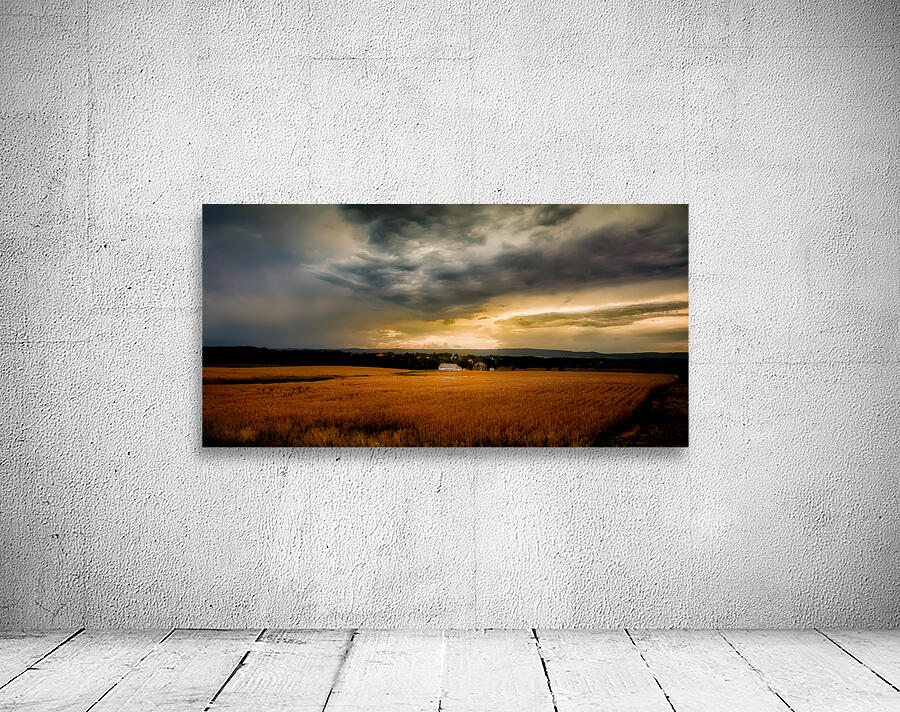 Farmland Sunset Wall Preview
