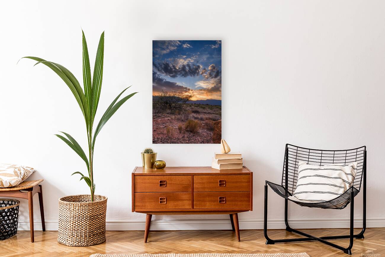 Radiance Unfurled Over Rocky Plains Reproduction