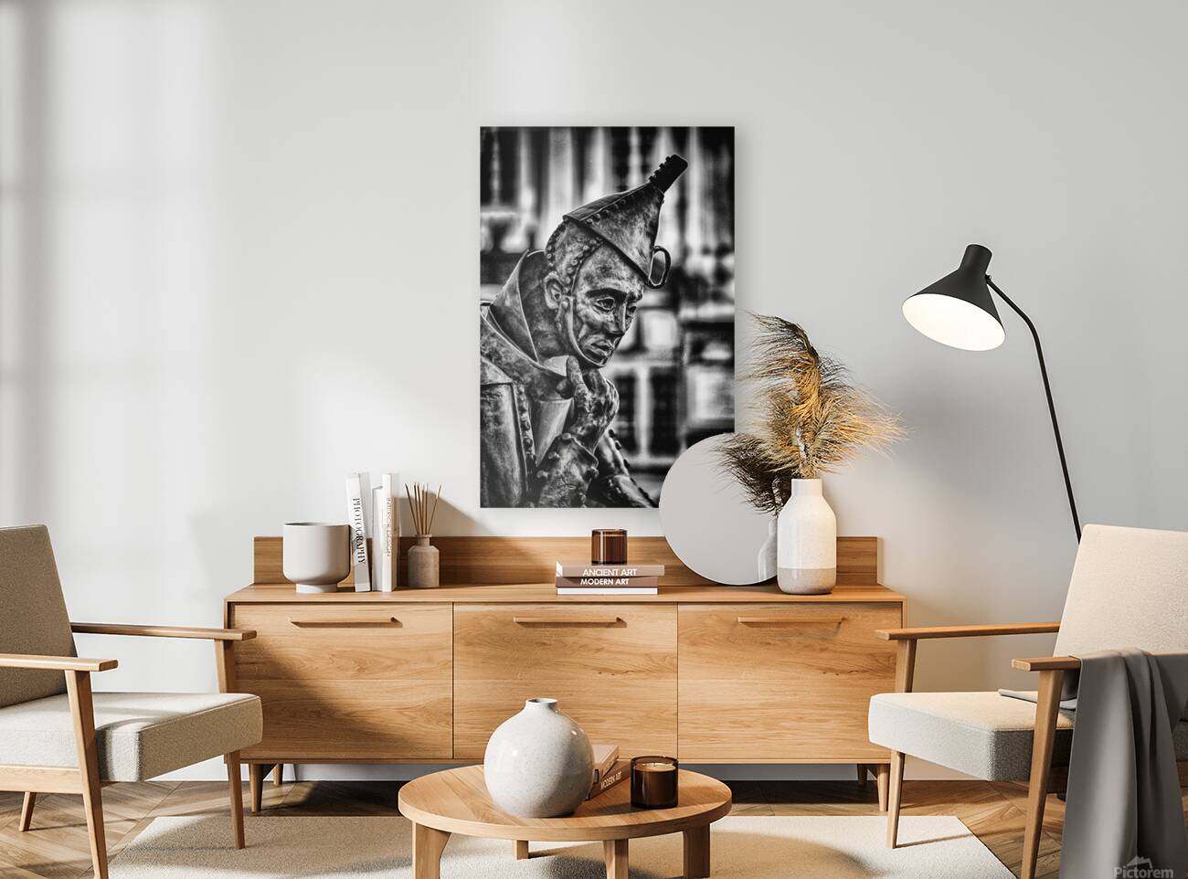 Contemplation in Bronze Reproduction