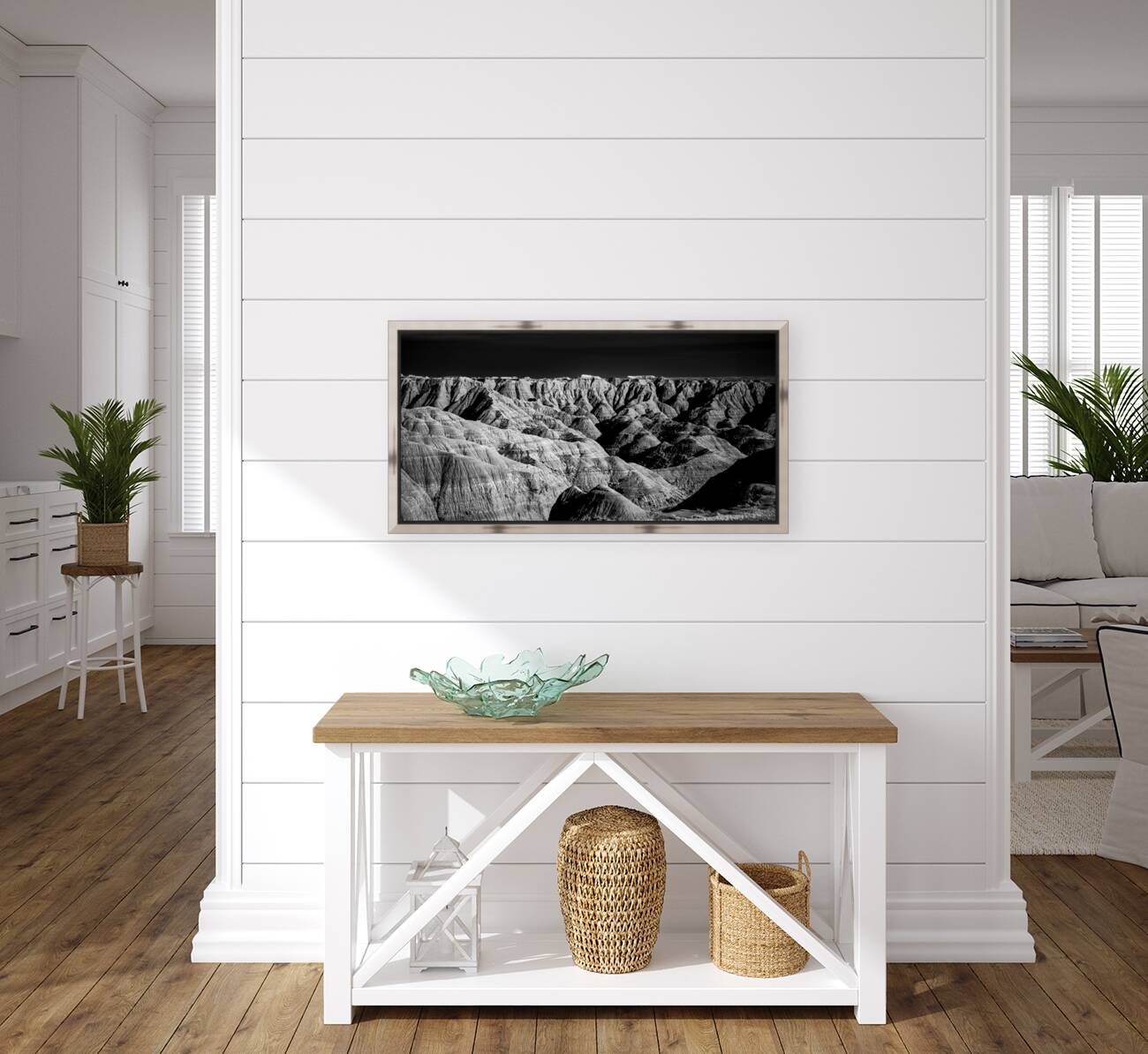 Shadows of the Earth: Ethereal Shadows of the Badlands Reproduction