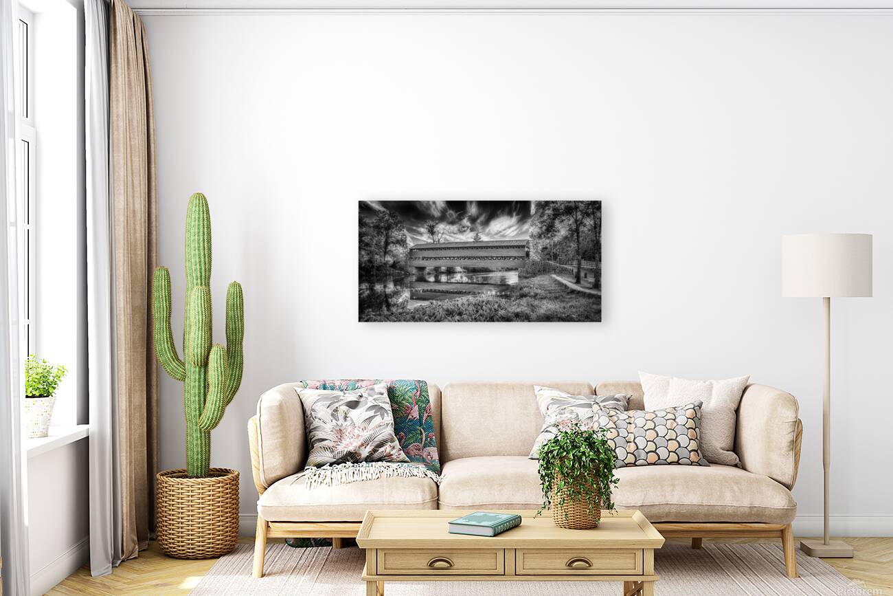 Timeless Bridge Reflections Reproduction