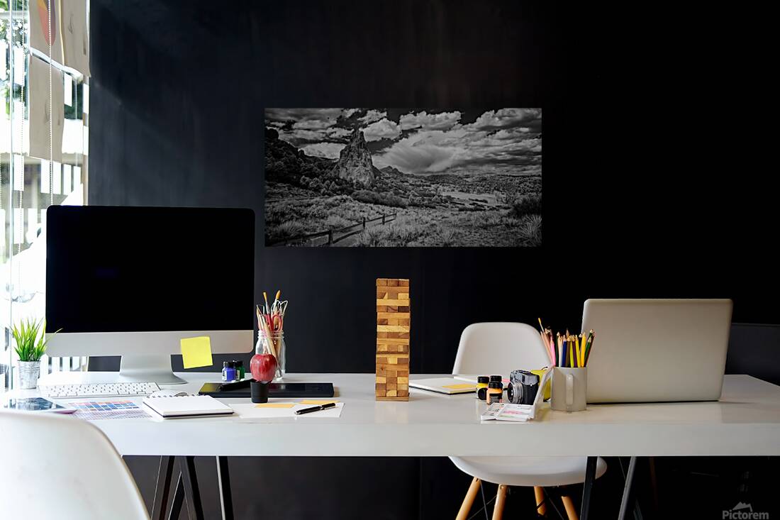 Trail to Majesty: Stormy Peaks at Garden of the Gods Reproduction