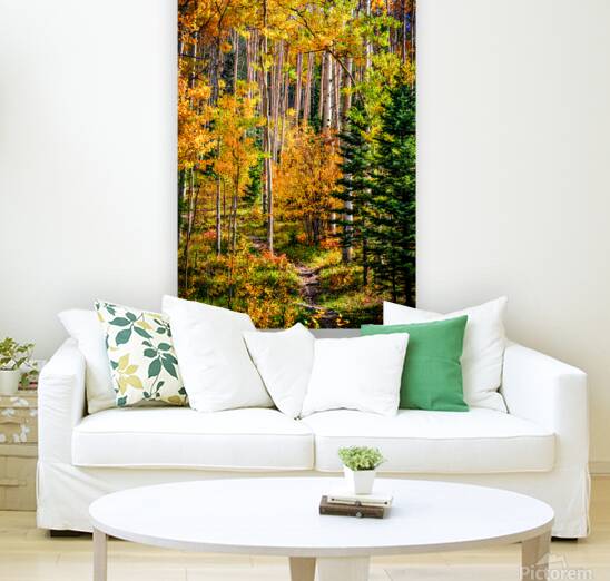 Elegy of Amber Leaves Reproduction