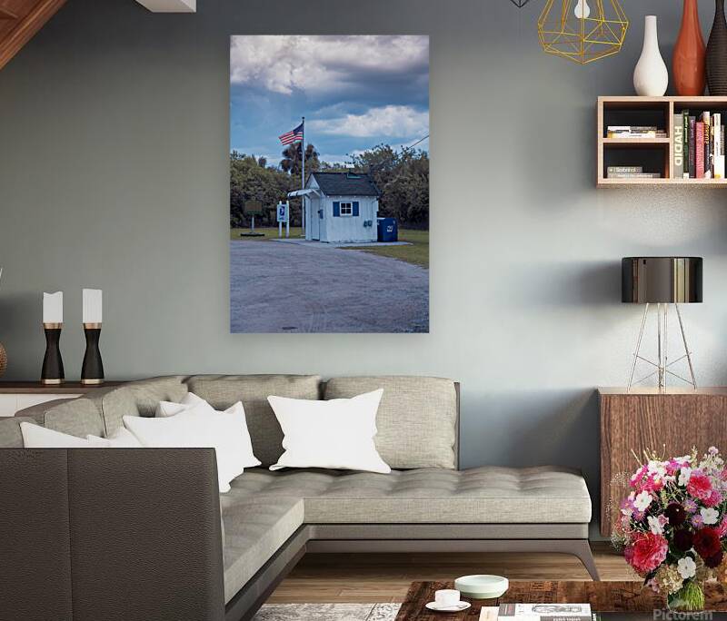 Smallest Post Office Biggest Sky Reproduction