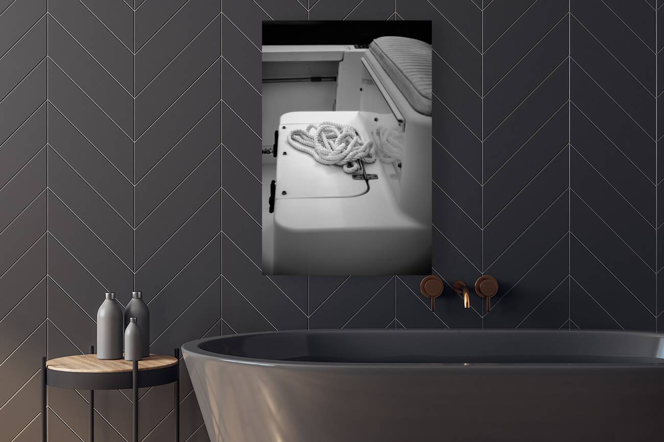 Black & White Boating: Waiting for Work Reproduction