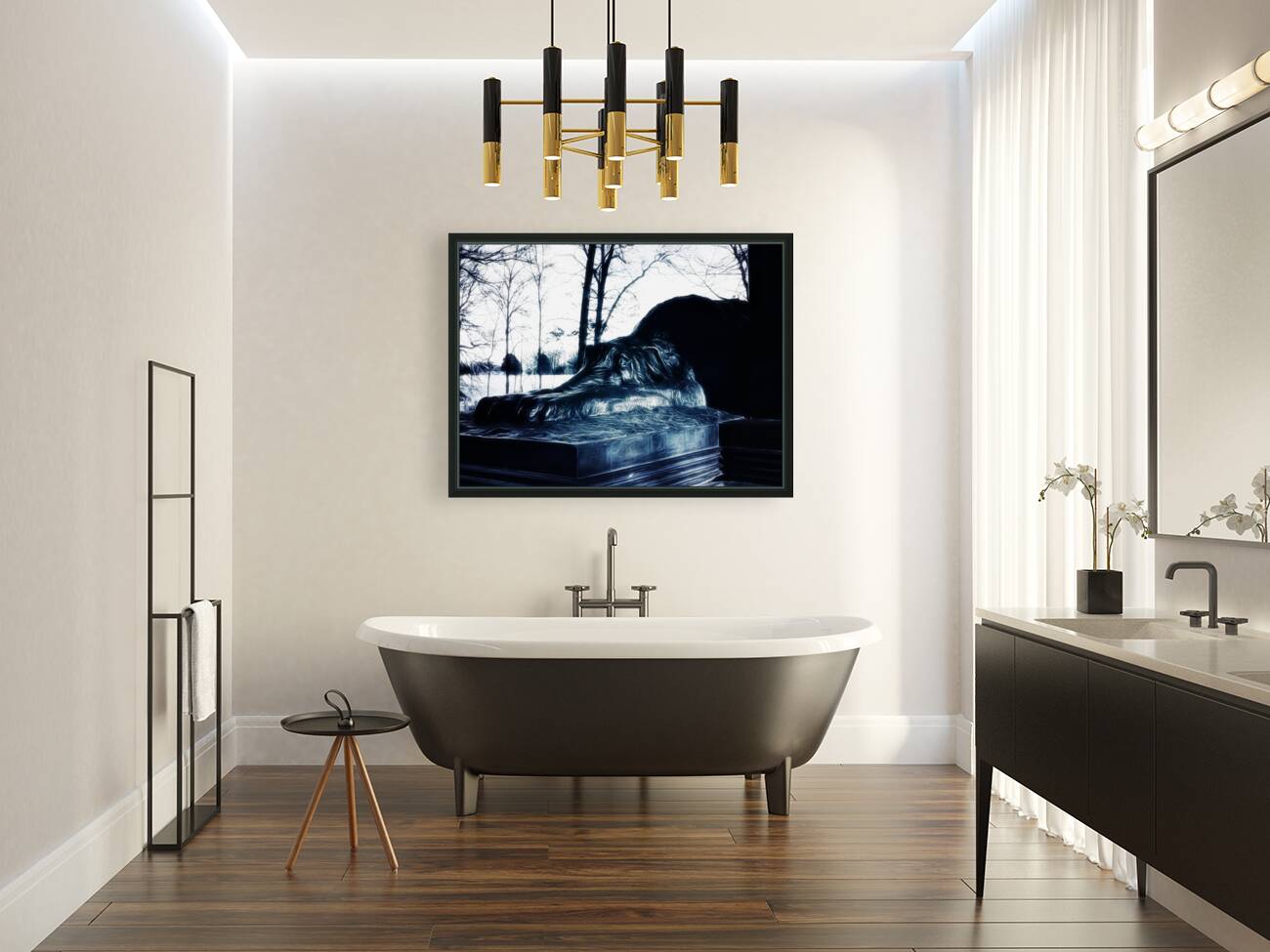 Guardian of Valor: The Irish Wolfhound Sculpture at Gettysburg Reproduction