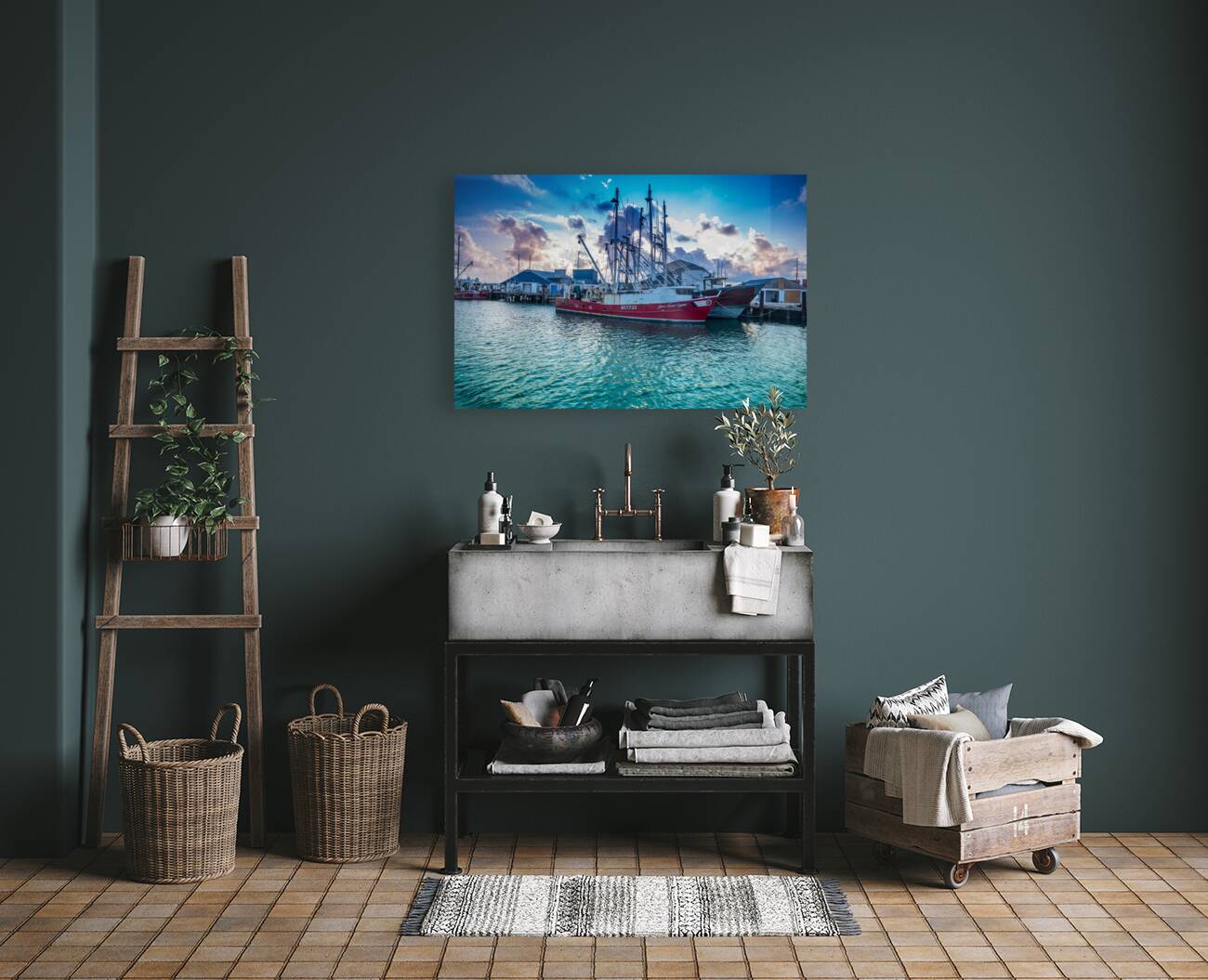 Harbors Turquoise Dream Reproduction