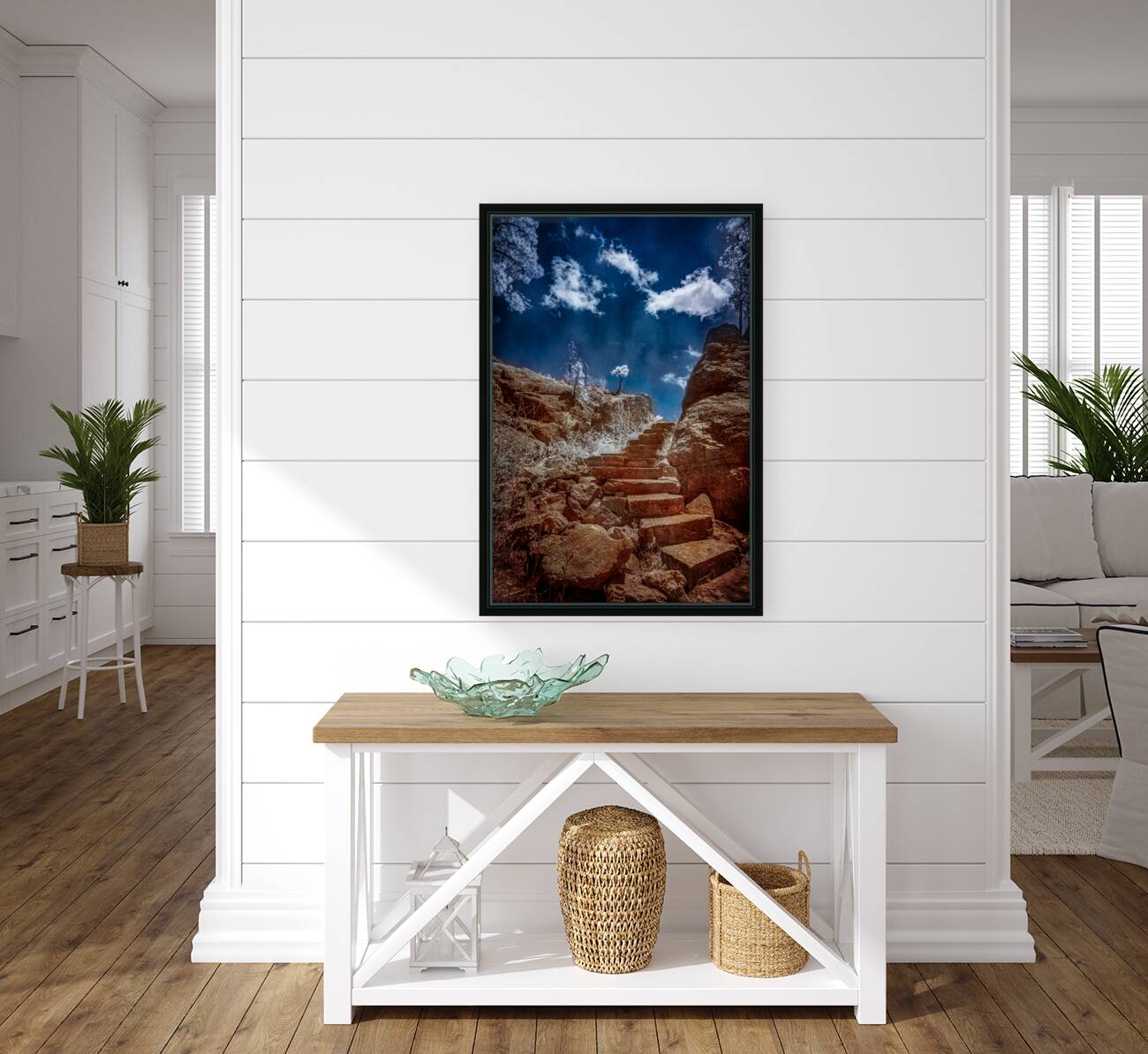 Stairway to Tranquility: Exploring Sylvan Lake South Dakota Reproduction